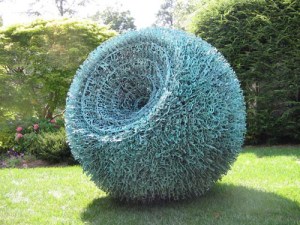 "Syntax" by Steve Tobin. Copper, bronze.