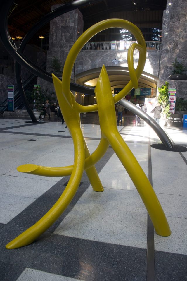 Steel Roots series, Steve Tobin, at the Philadelphia Flower Show 2014