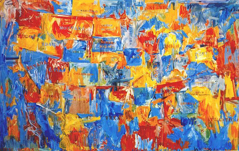 jasper-johns-map